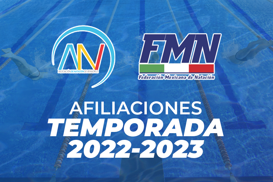 AFILIACION 2022-2023 ASOCIACION DE NATACION DE VERACRUZ, A.C.